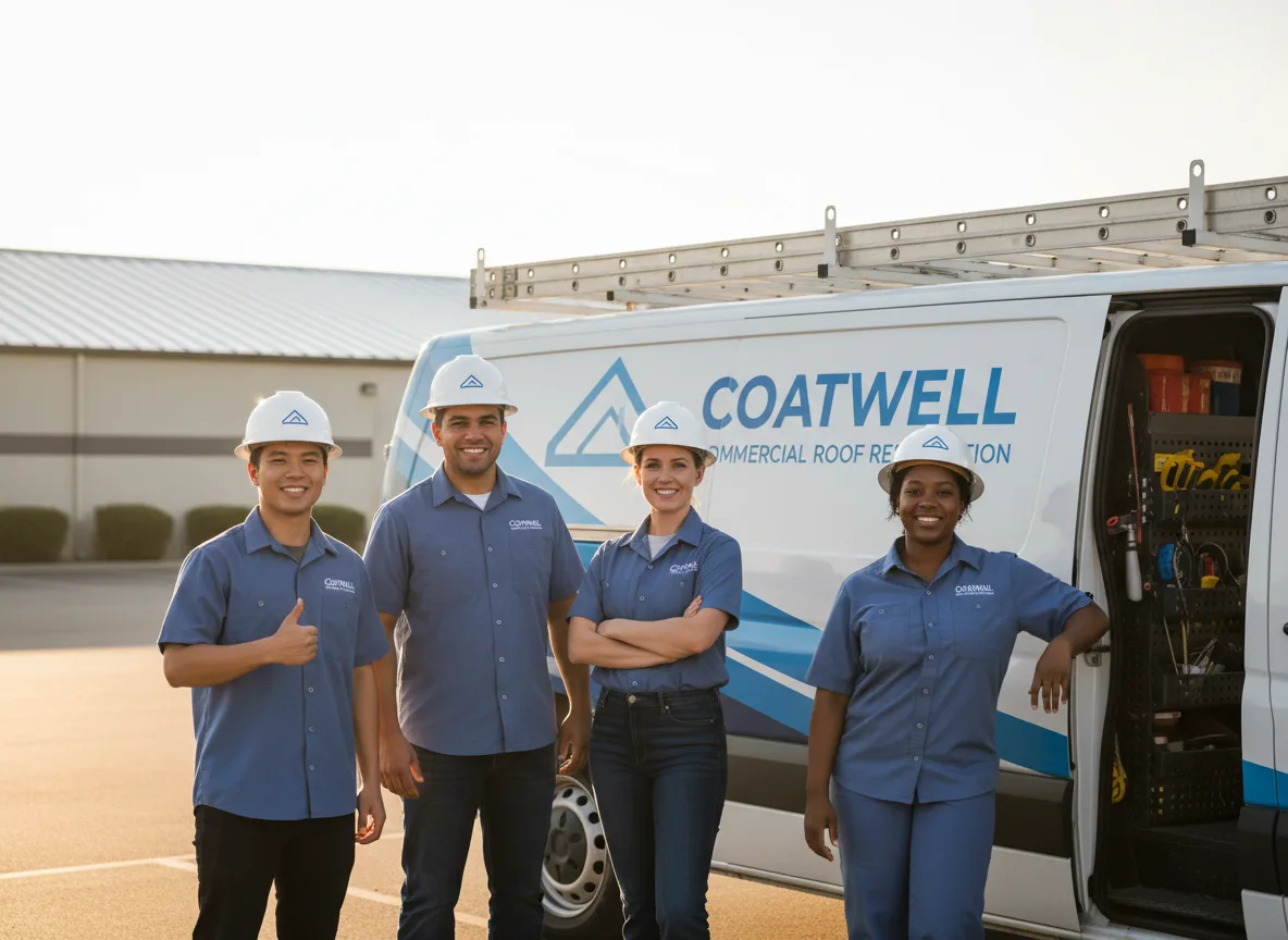 Commercial roof coating company in Cheriton, VA